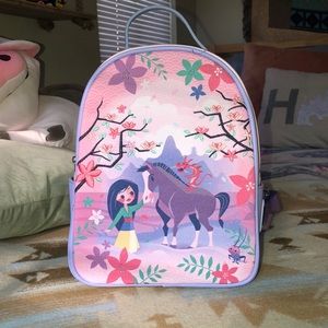BRAND NEW! Mulan pink Disney Loungefly Backpack
